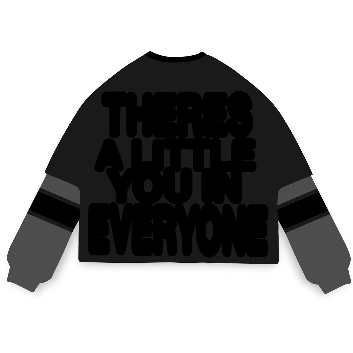 Red Letters A Little You Thermal Layer Shirt