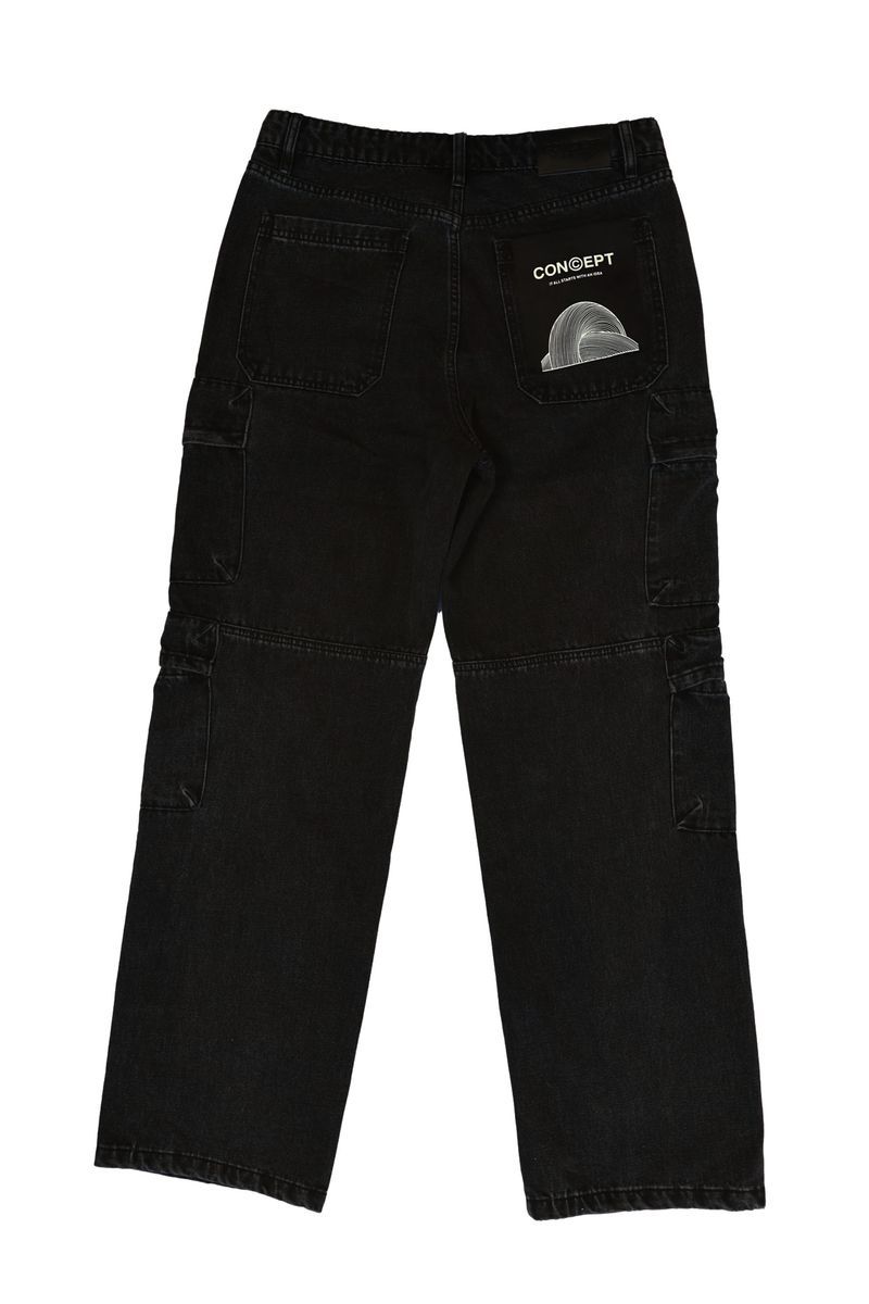 Concept "Russel" Black Wash Jeans