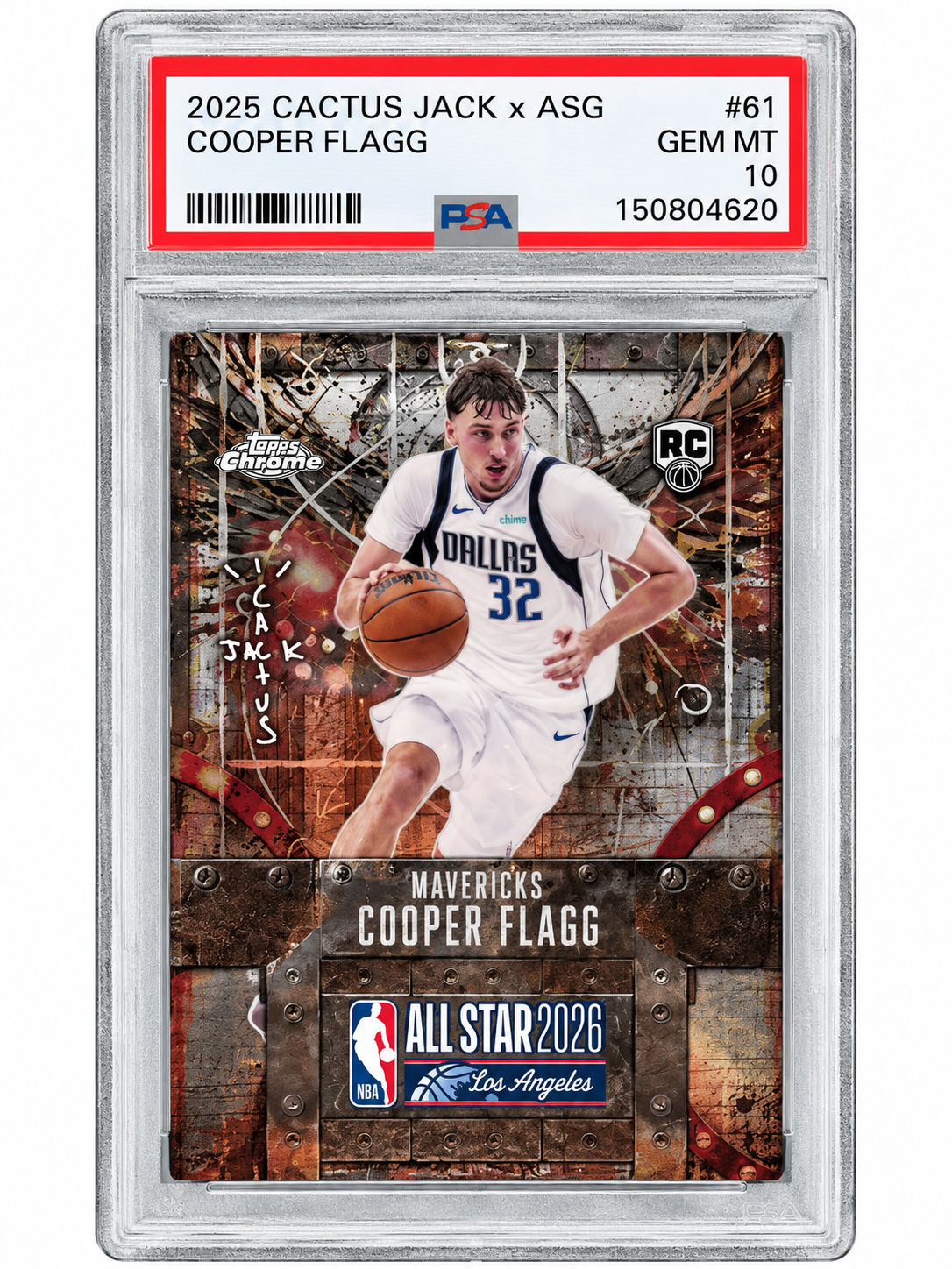 Cooper Flagg #61 Cactus Jack x ASG