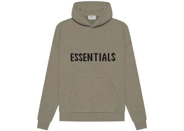 Fear of God Essentials Knit Pullover Hoodie (SS21) Taupe