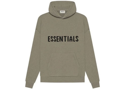 Fear of God Essentials Knit Pullover Hoodie (SS21) Taupe