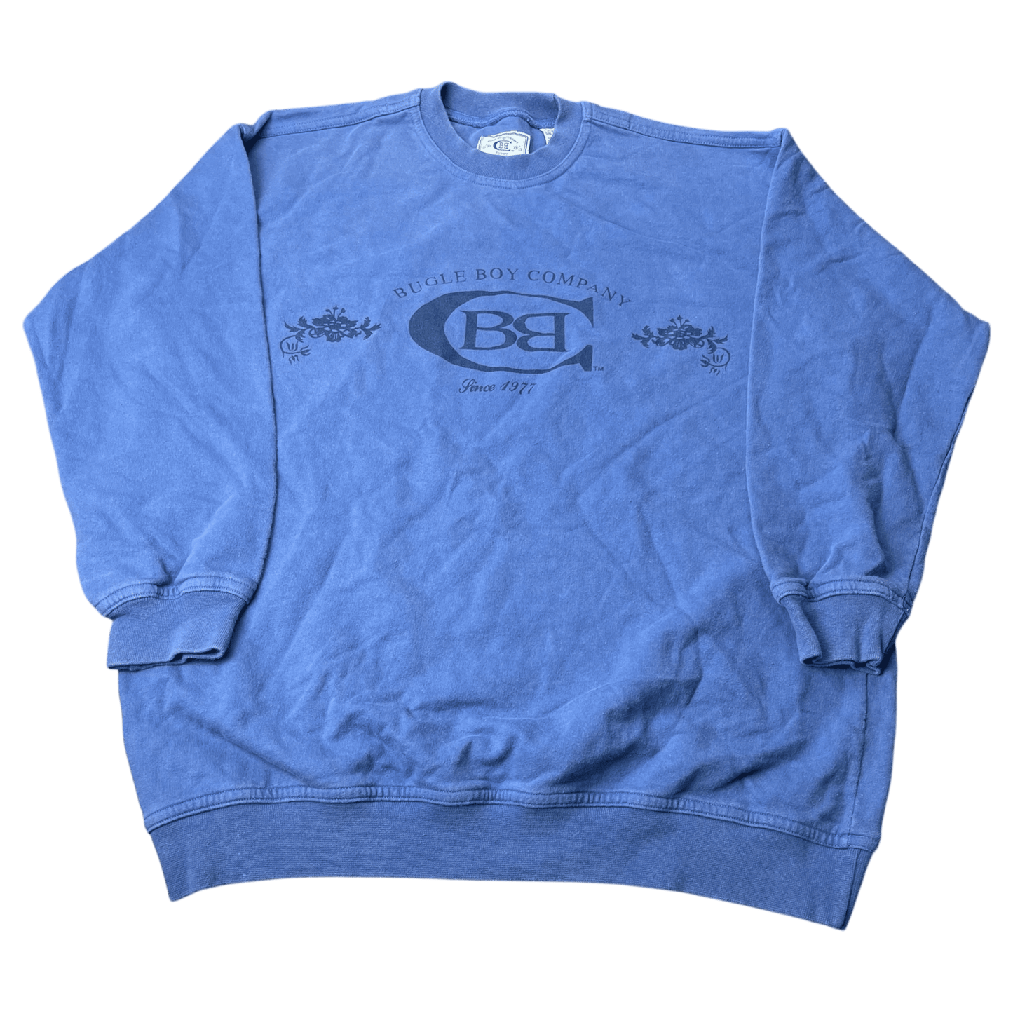 Vintage Bugle Boy Company Logo Crewneck Sweatshirt - Used/Worn