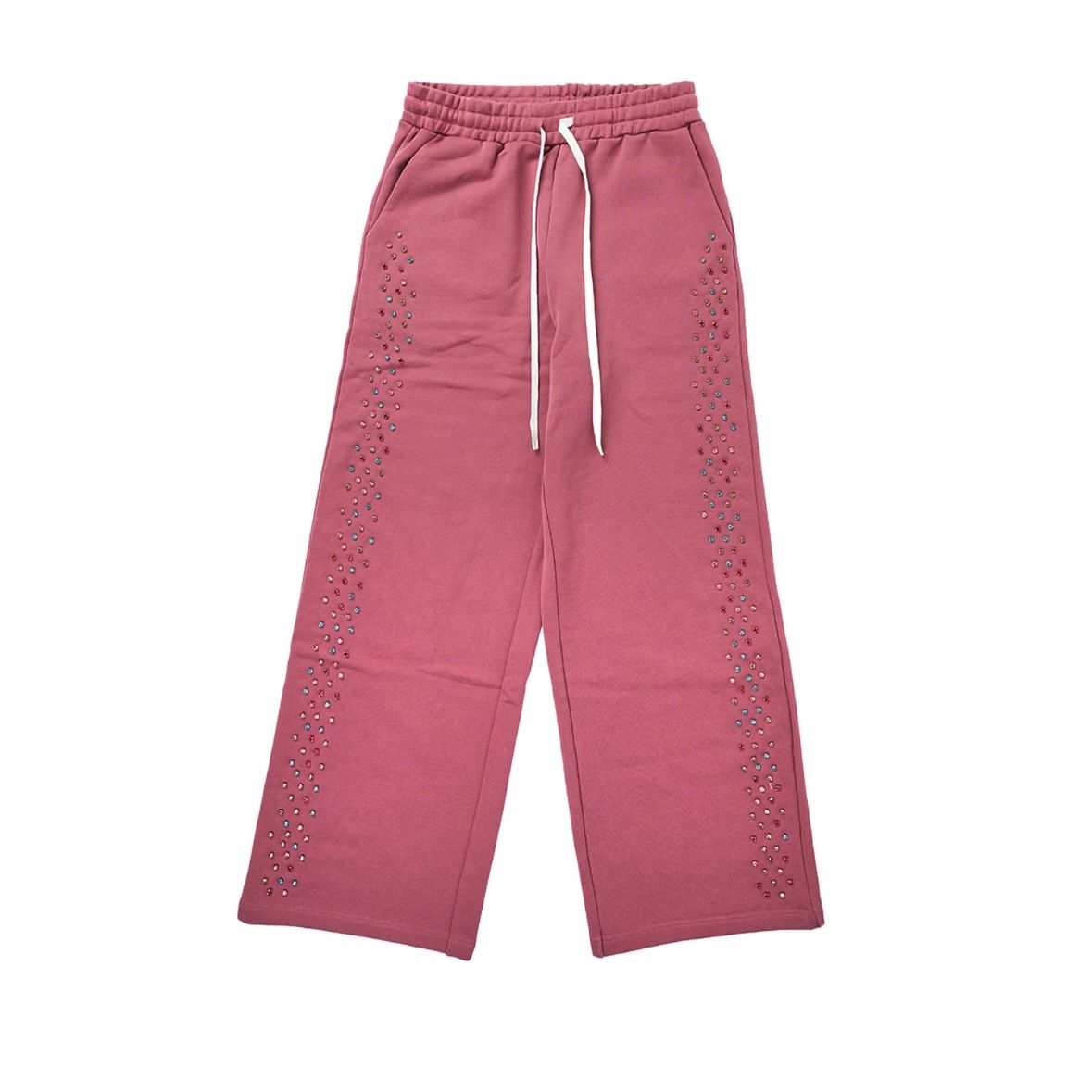 AZVA Crystal Cactus Sweats Raspberry