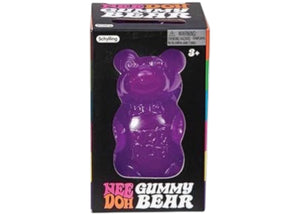 NeeDoh Gummy Bear Squishy Fidget Toy Purple