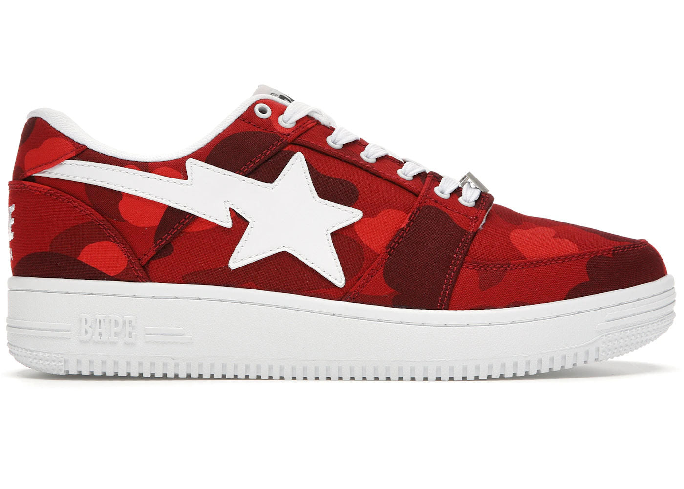 A Bathing Ape Bape Sta Low Camo Red