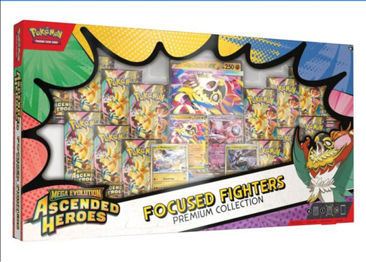 2026 Pokémon Mega Evolution Ascended Heroes Focused Fighters Premium Collection (Sam's Club Exclusive