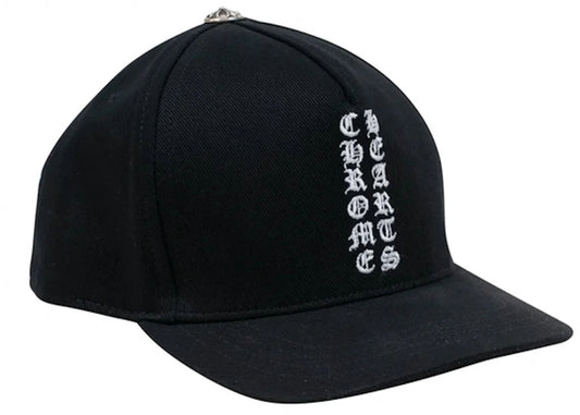 Chrome Hearts Vertical Logo Hat Black - Used