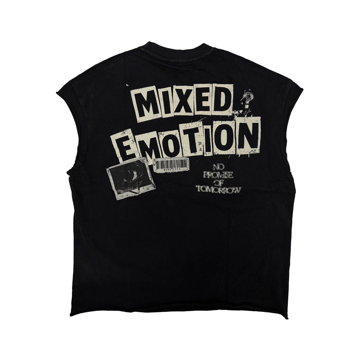 Mixed Emotions 'Newspaper' Sleeveless Tee