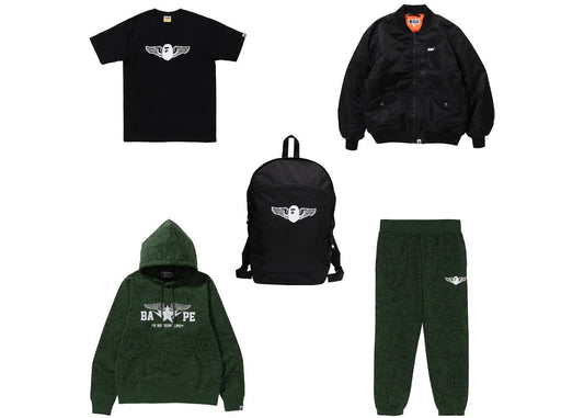 BAPE Happy New Year Men's Military Bag (2023) Black/Green