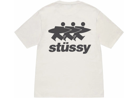 Stussy Surfwalk Pigment Dyed Tee Natural
