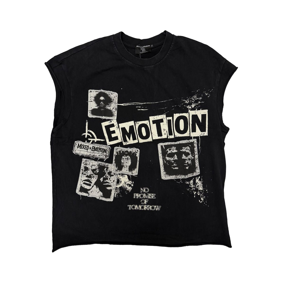 Mixed Emotions 'Newspaper' Sleeveless Tee