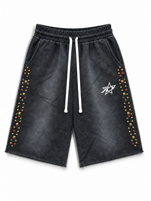 Awoken Dreams Studded Shorts (Black)