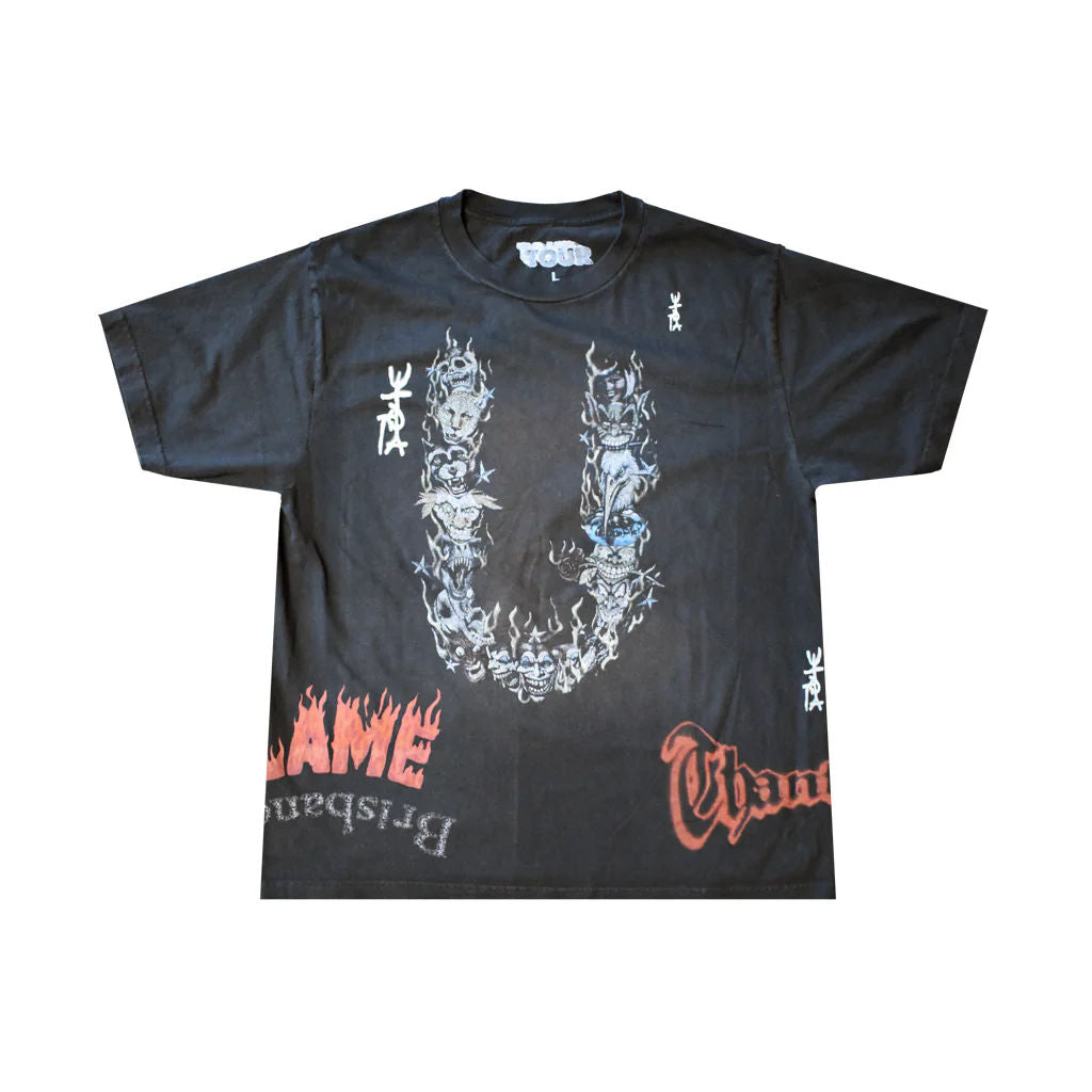 Travis Scott Circus Maximus Australian Tour 2024 Tee (Auckland, New Zeland)