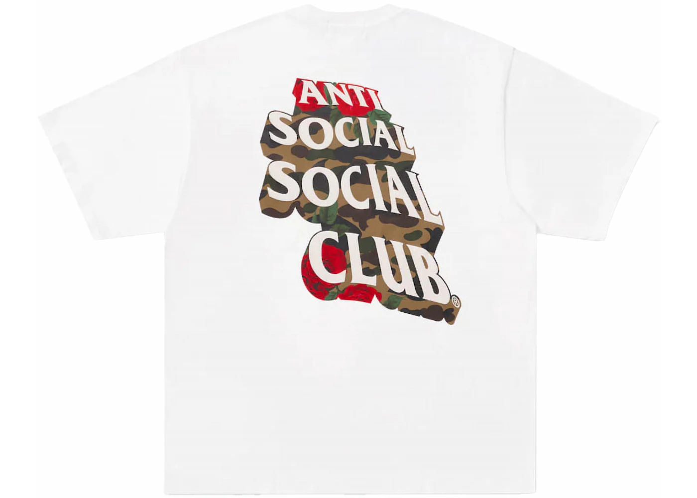 BAPE x Anti Social Social Club II Tee White