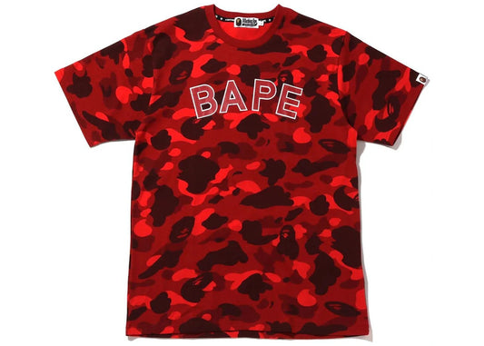 BAPE Color Camo BAPE Tee (FW22) Red