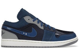Jordan 1 Low SE Craft Obsidian French Blue Ashen Slate White - Used/No Box