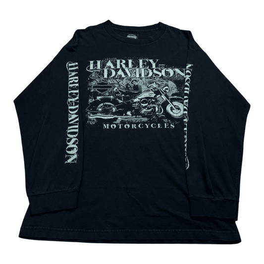 Vintage Harley-Davidson Motorcycle Long-Sleeve T-Shirt - Used/Worn
