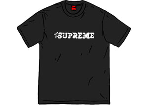 Supreme Star Logo S/S Top Black - Used