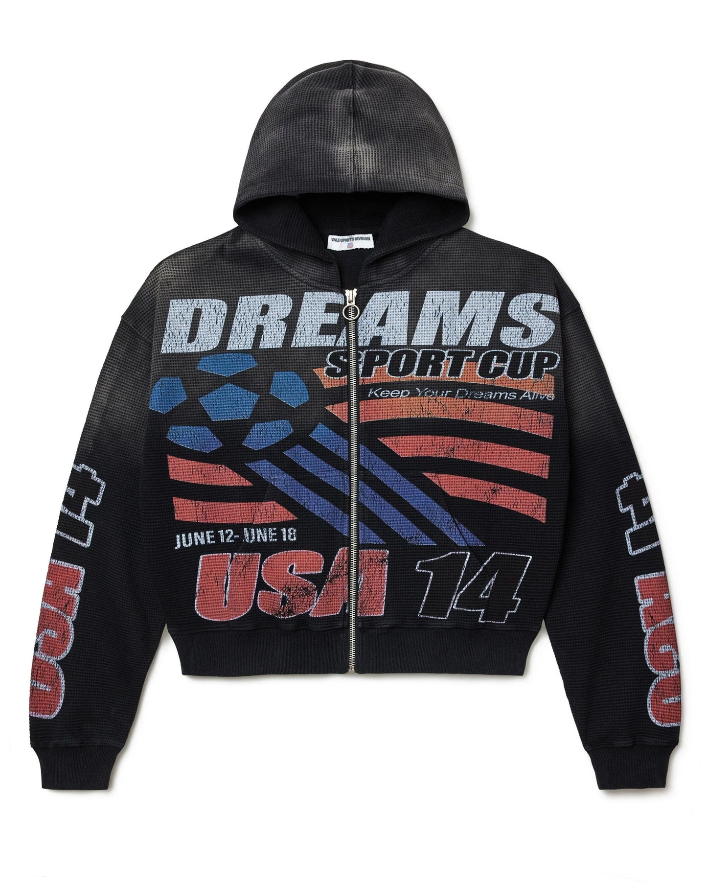 Vale Forever USA14 Thermal Zip Up Hoodie