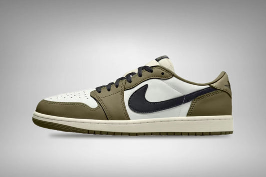 Jordan 1 Retro Low OG Medium Olive (ONLINE ONLY)