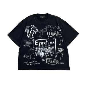 Mixed Emotions Black “Chaos” Tee