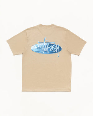 Stuusy Wave Oval Tee (KHAKI)