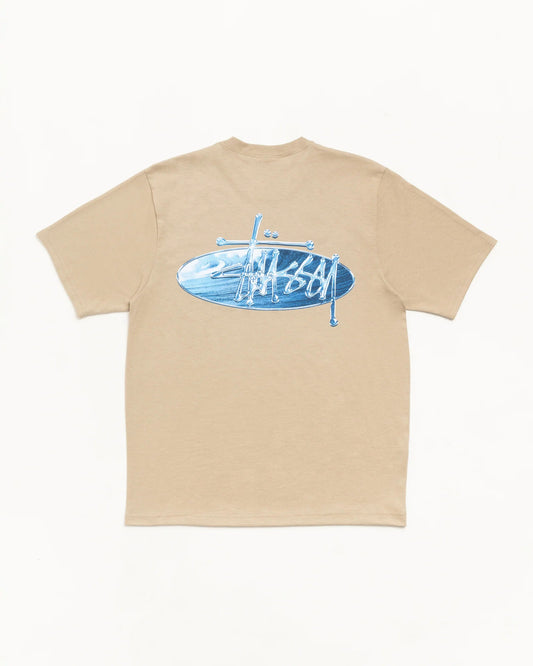 Stuusy Wave Oval Tee (KHAKI)