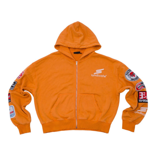 SYNDICATE "PETROL" ZIP UP- ORANGE