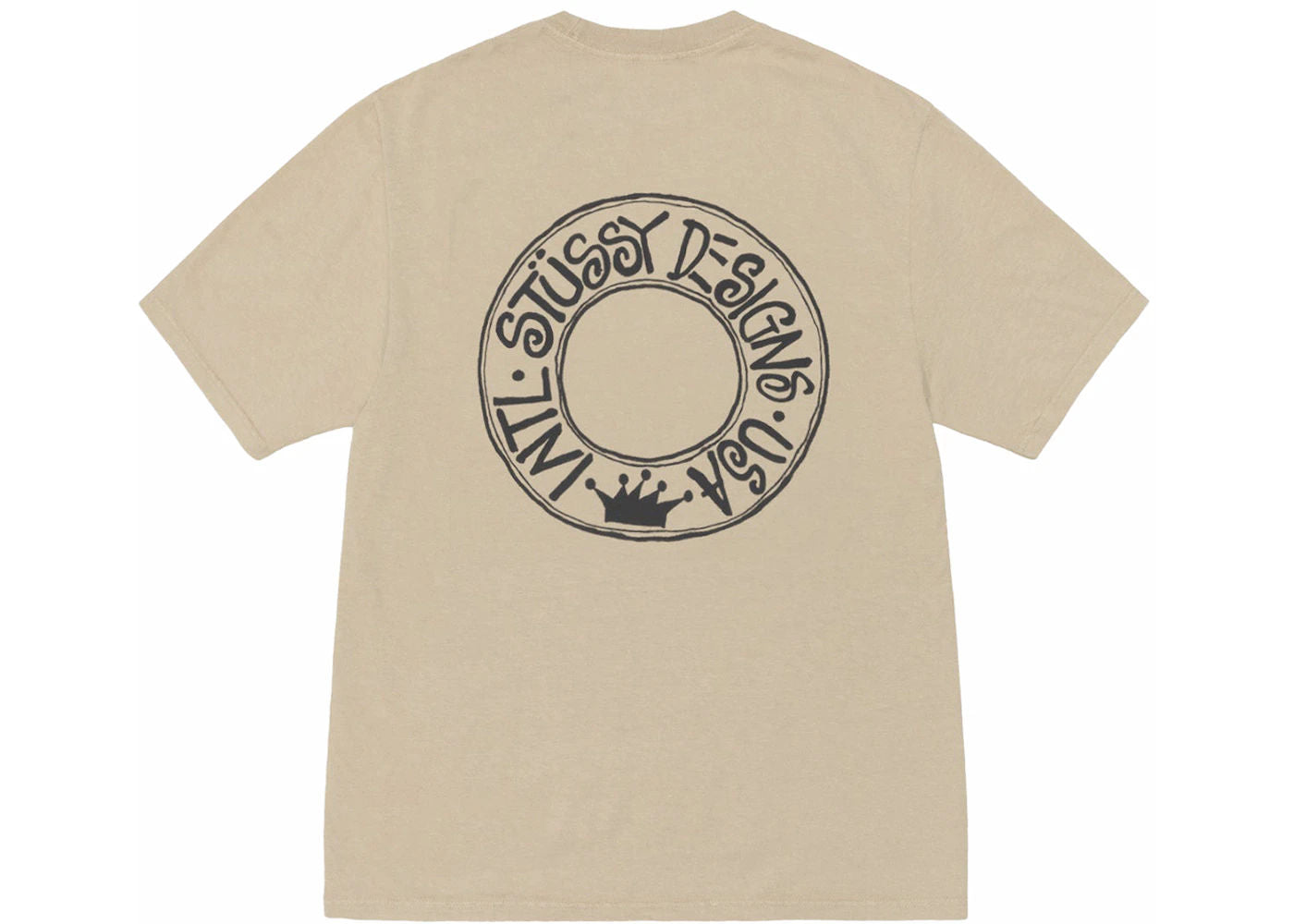 Stussy Buana Pigment Dyed Tee Khaki