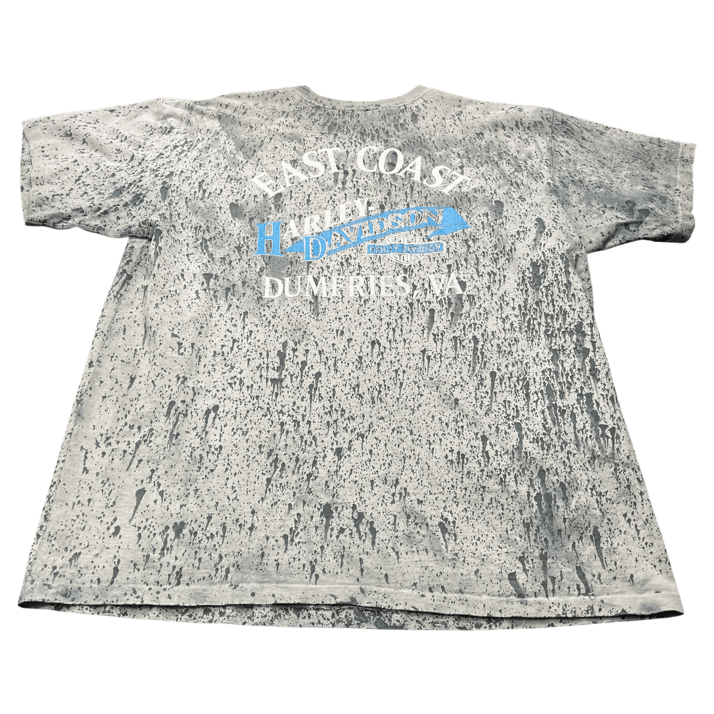Vintage 1992 Harley-Davidson Dumfries Virginia Acid-Wash T-Shirt - Used/Worn