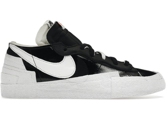 Nike Blazer Low Sacai Black Patent Leather - Used