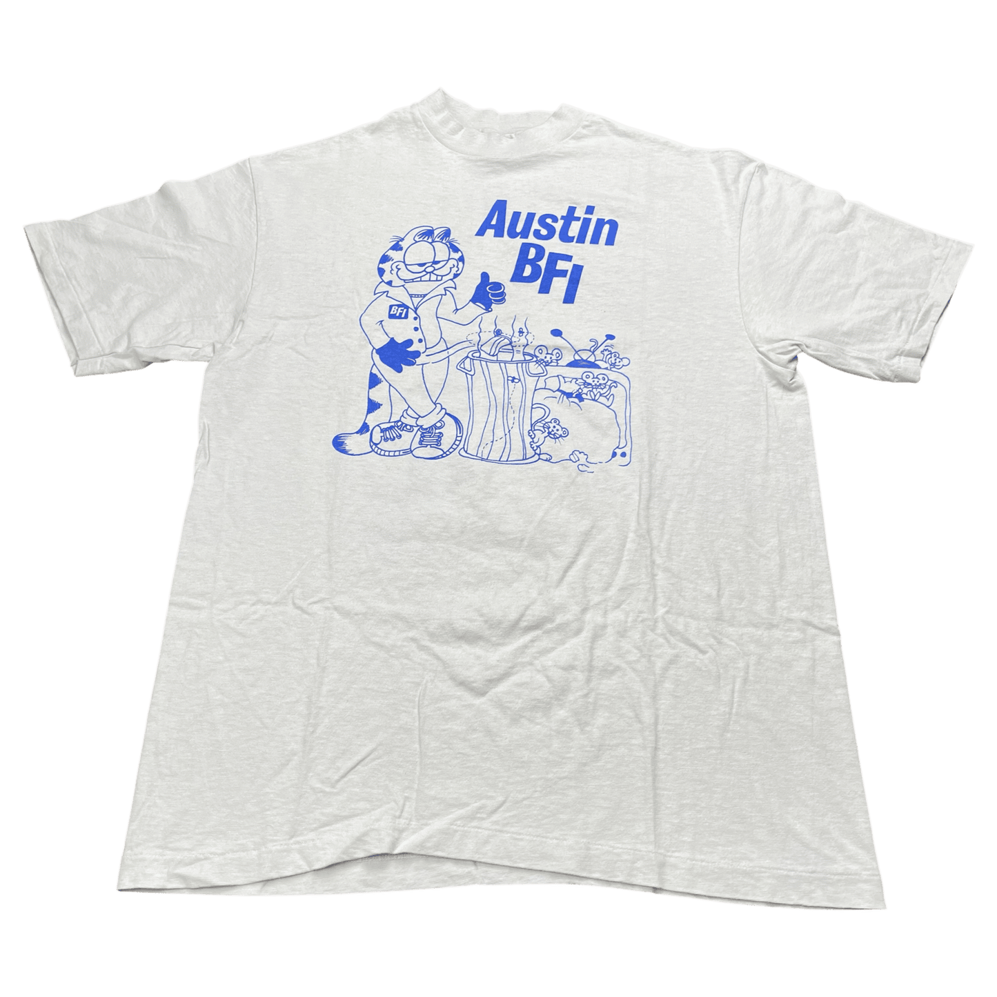 Vintage Garfield Austin BFI Recycling T-Shirt - Used/Worn