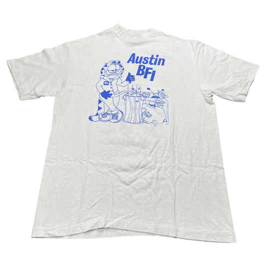 Vintage Garfield Austin BFI Recycling T-Shirt - Used/Worn
