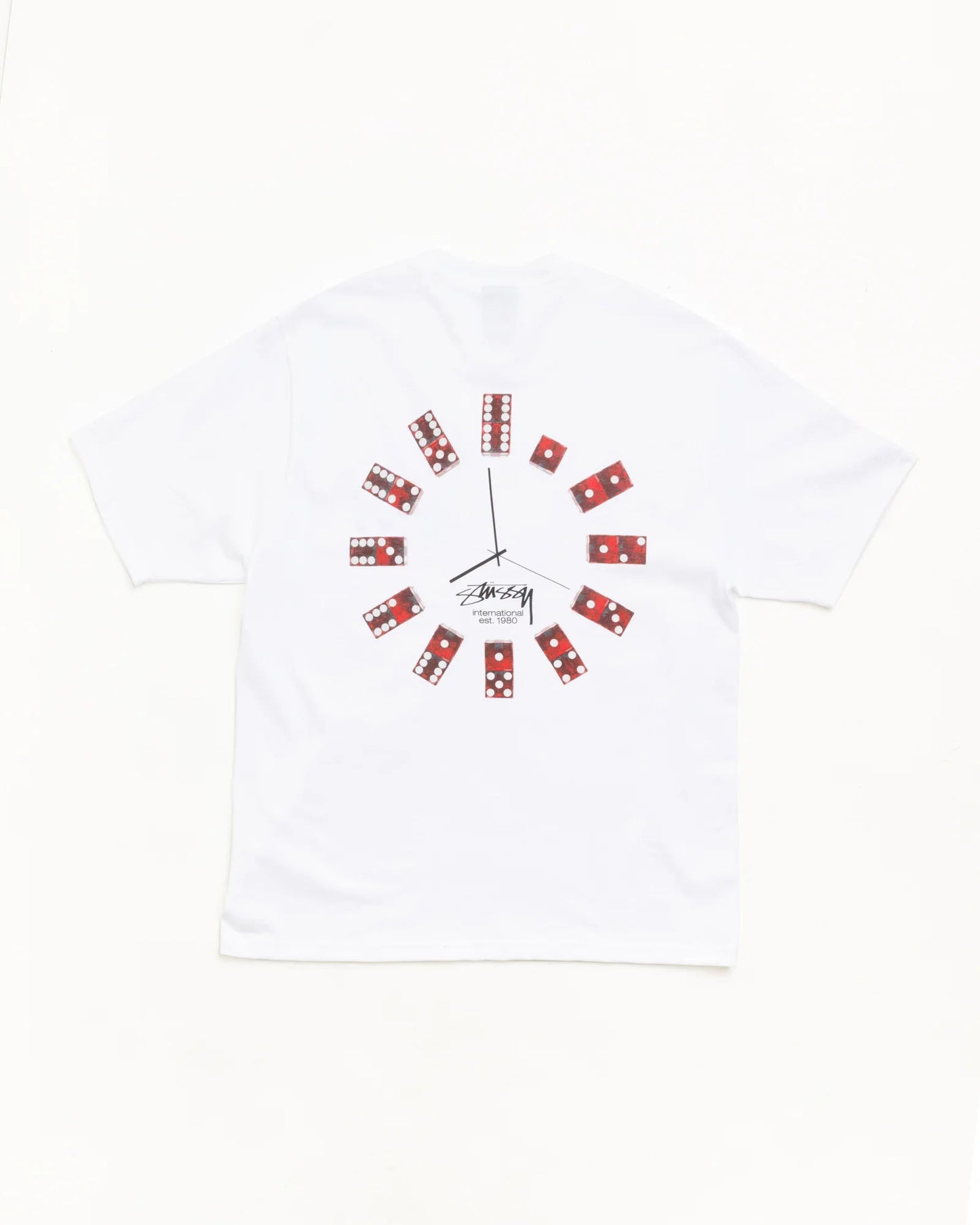 Stussy Dice Clock Tee White