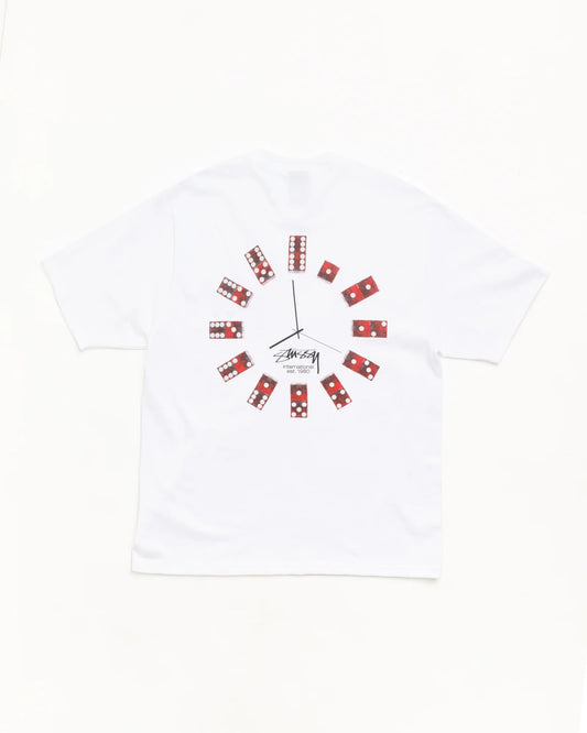 Stussy Dice Clock Tee White