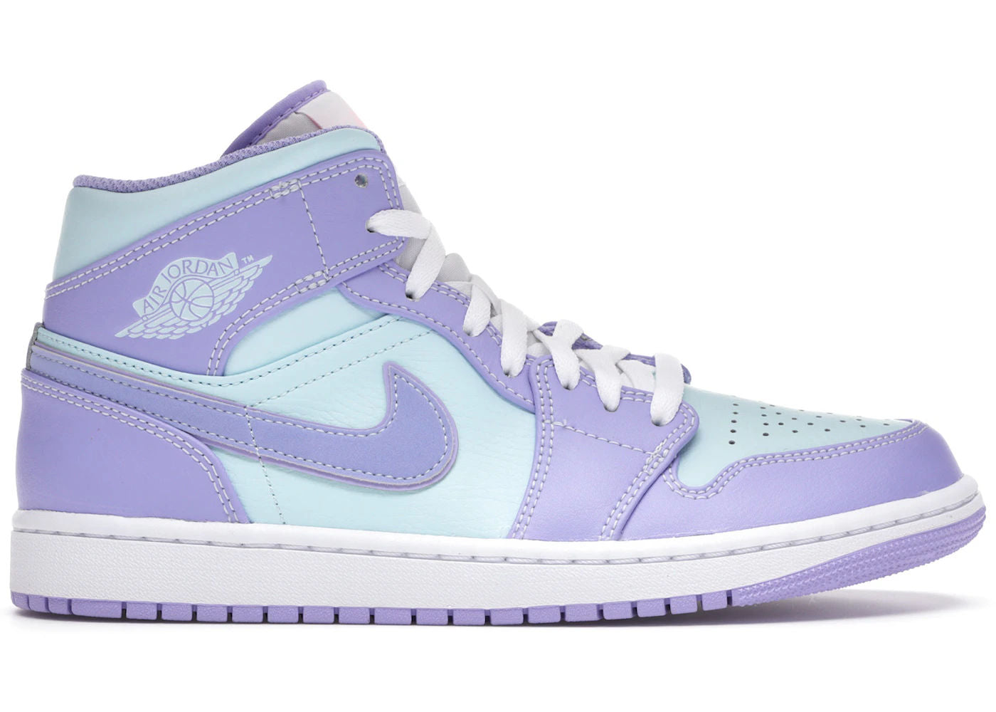 Jordan 1 Mid Purple Aqua - Used