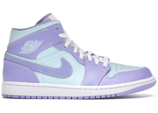 Jordan 1 Mid Purple Aqua - Used
