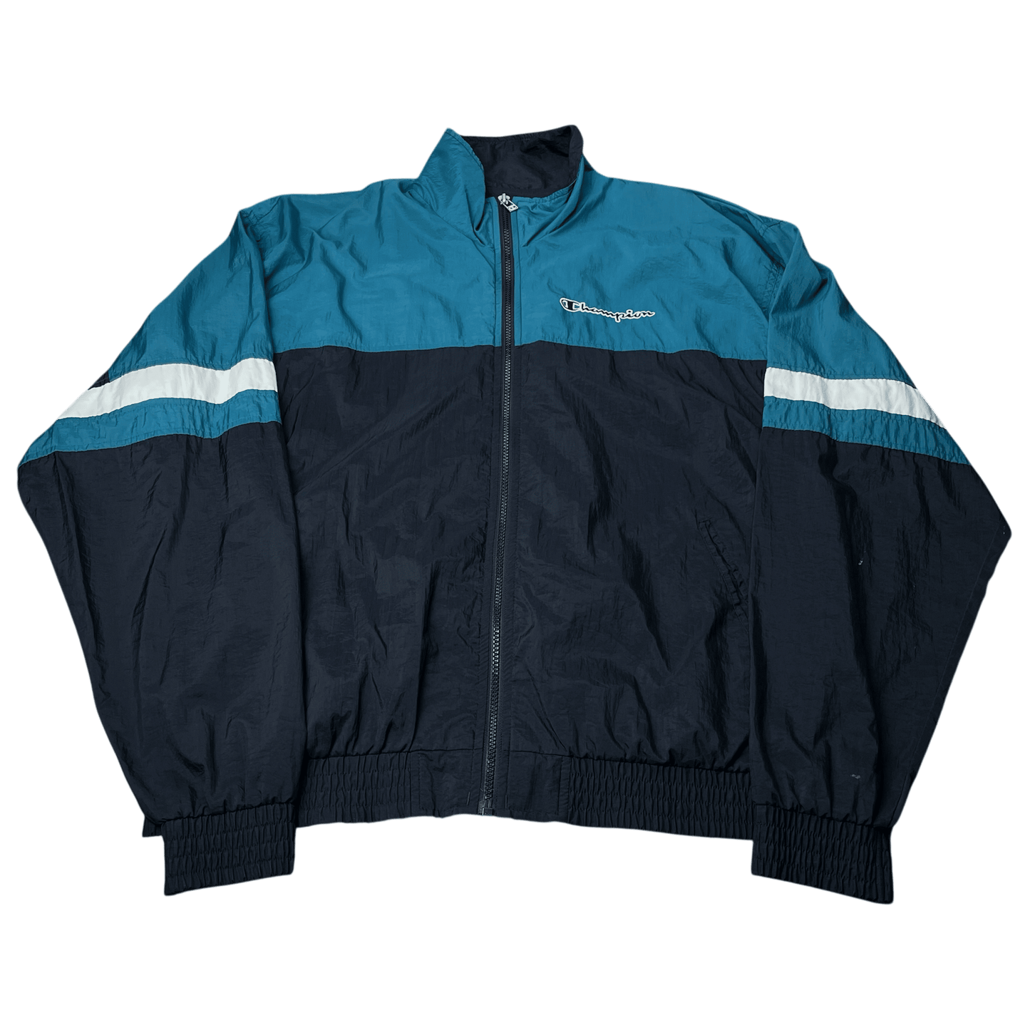 Vintage Champion Full-Zip Windbreaker Jacket - Used/Worn