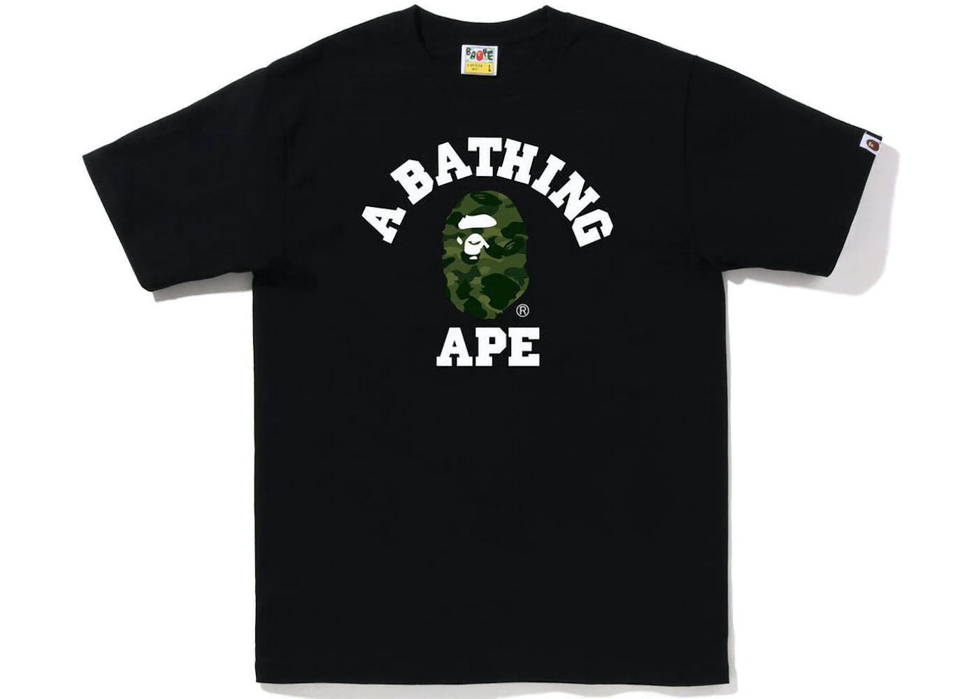 BAPE Color Camo College Tee (FW22) Black Green