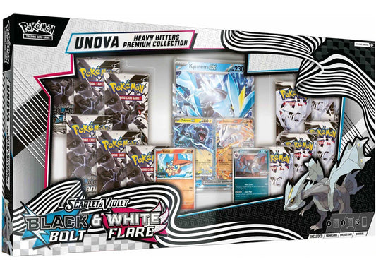 Pokemon Black Bolt & White Flare Unova Heavy Hitters Premium Collection (Costco Exclusive) 2025 Pokémon Scarlet & Violet