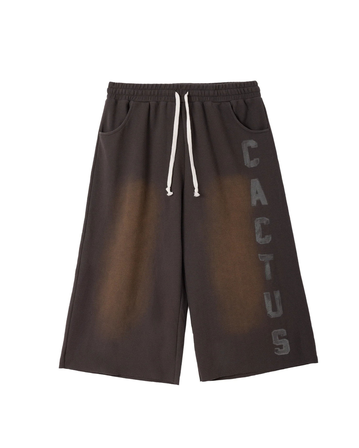 AZVA VARSITY WAFFLE SHORTS