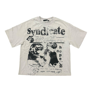 SYNDICATE "HOPE" BOXY TEE GREY