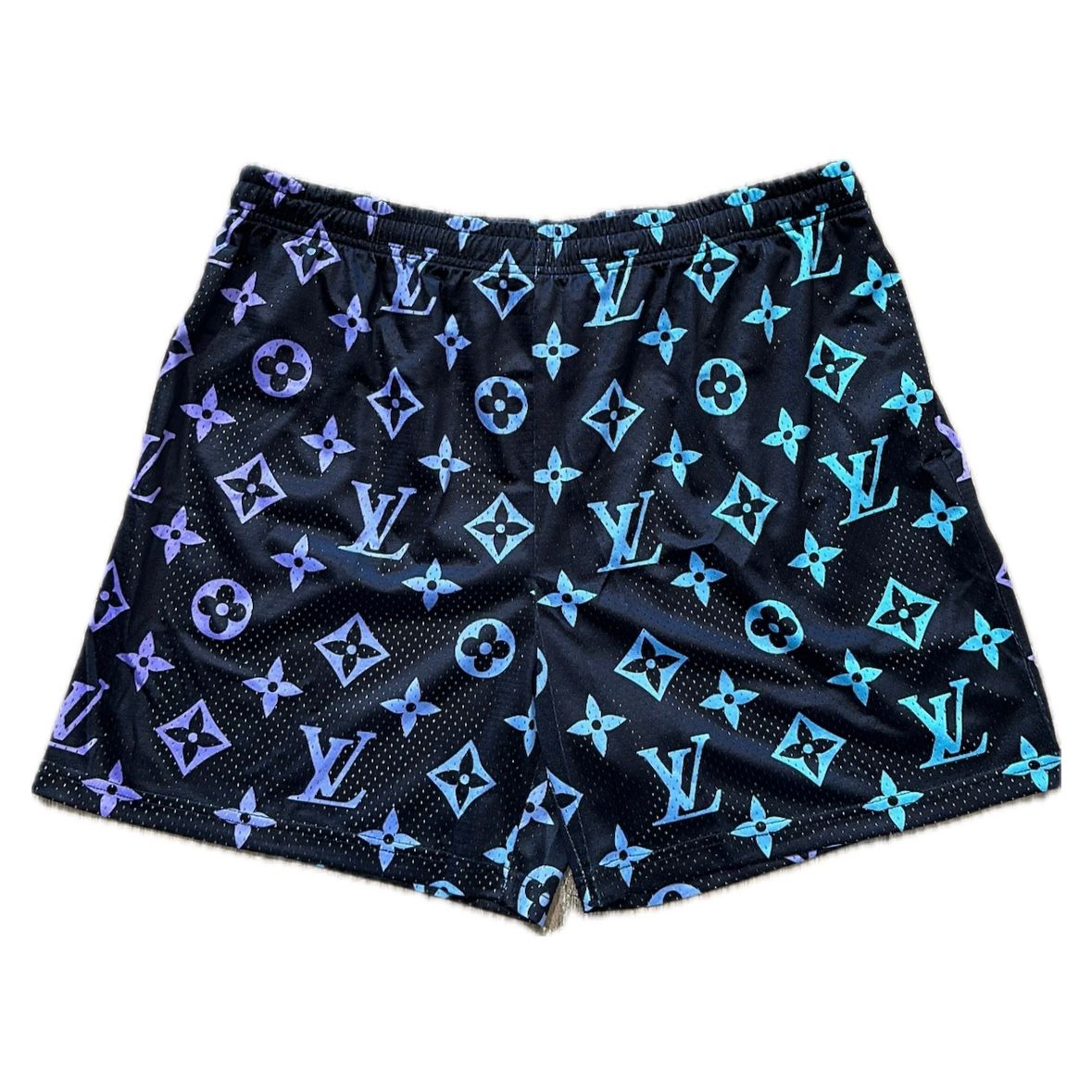 Custom LV Design Short (BLK/BLU)