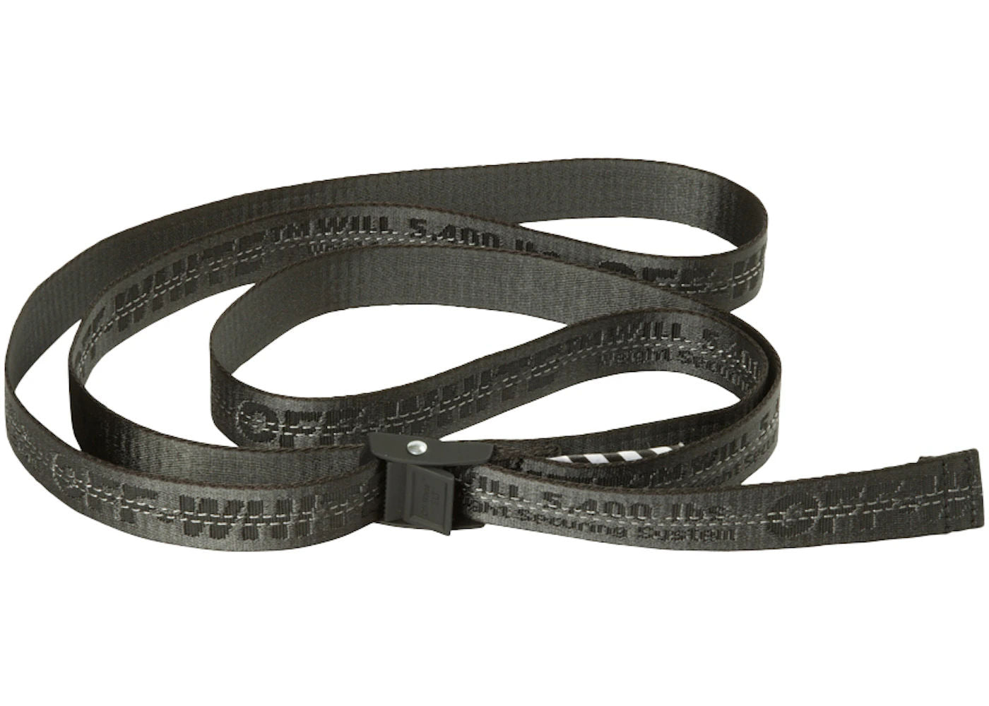 OFF-WHITE Mini Industrial Belt (SS19) Black - Used