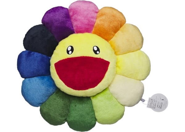 Takashi Murakami Flower Plush 60 CM Rainbow/Yellow