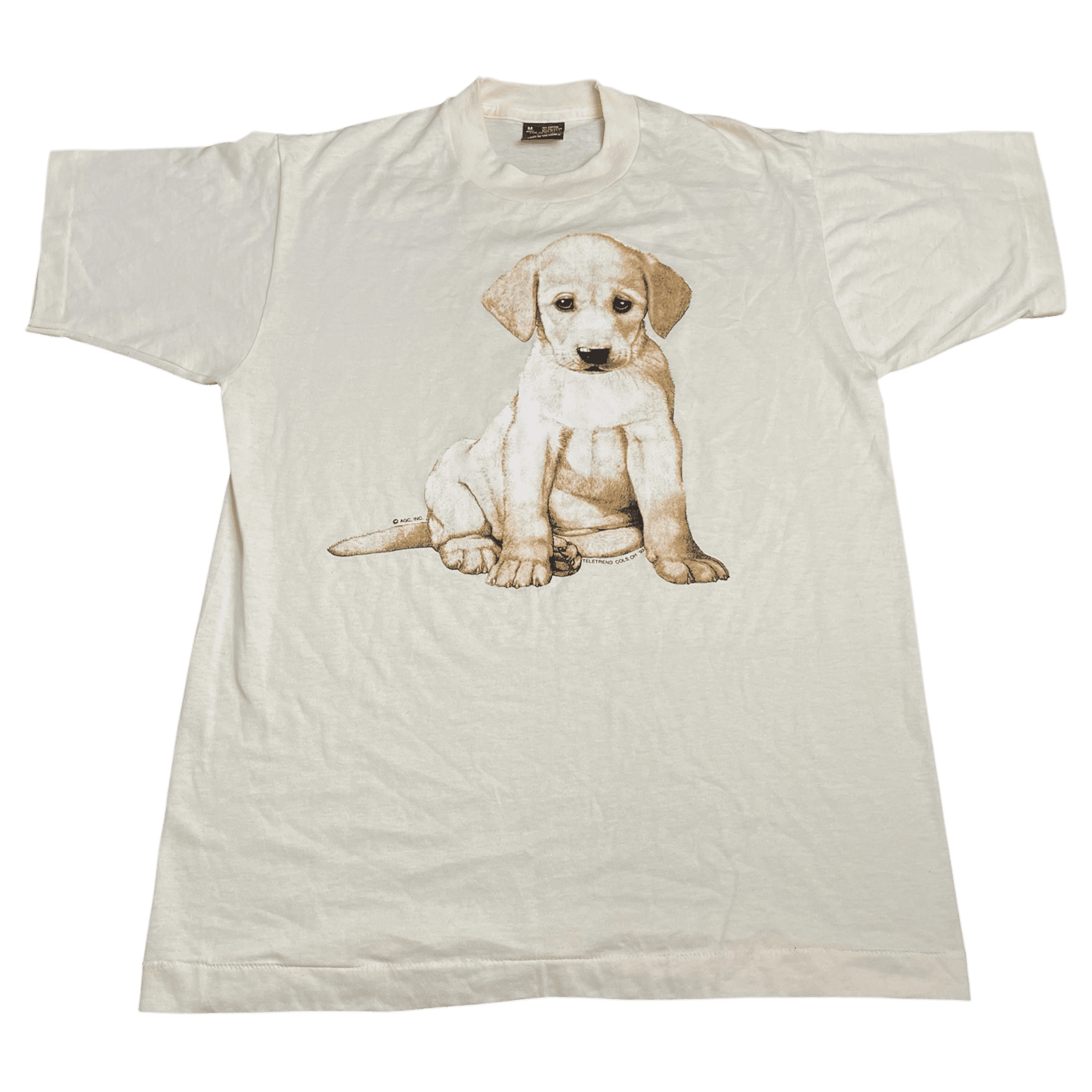 Vintage Cute Puppy 1993 T-Shirt - Used