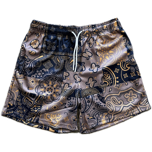 The Edition “Brown Paisley” Shorts