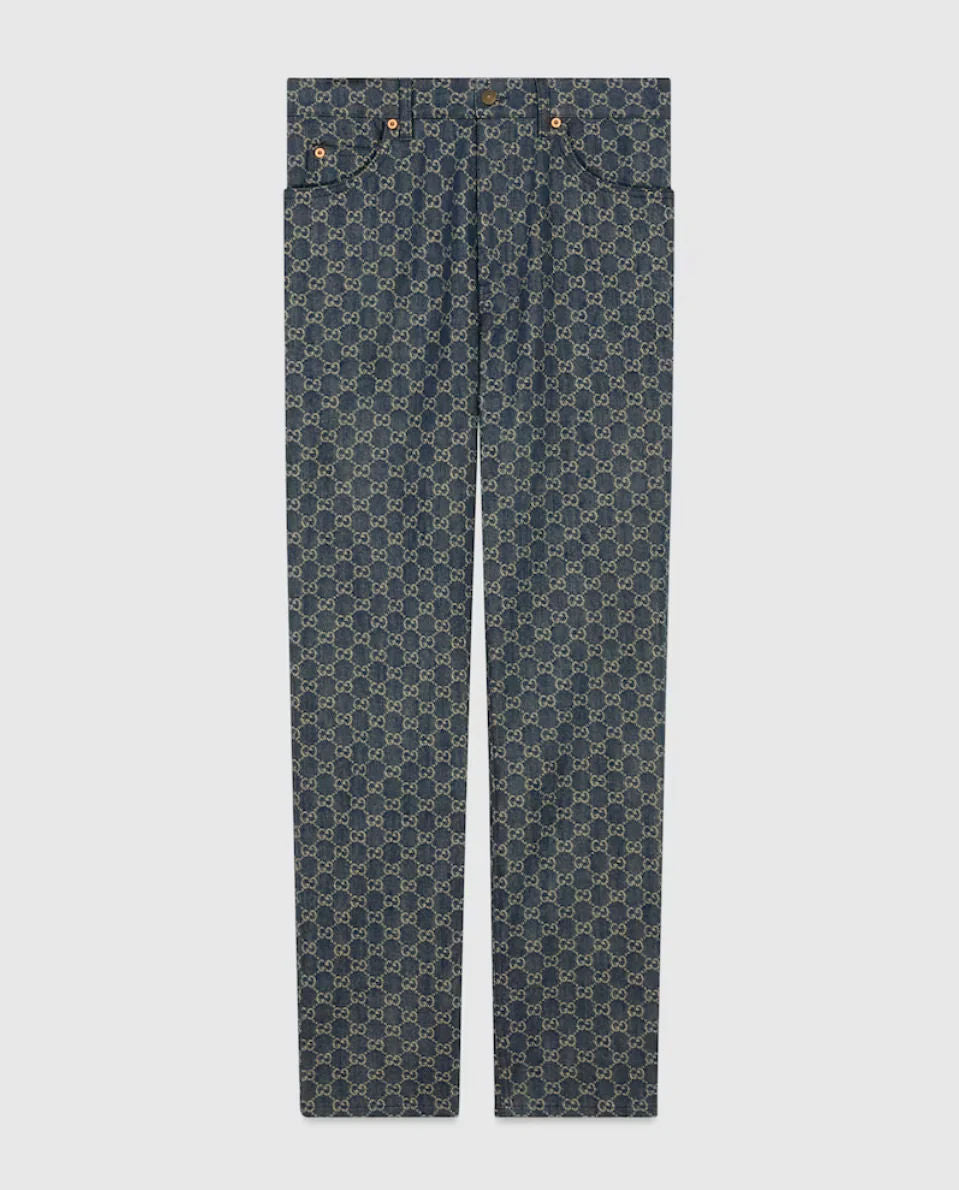 Gucci Washed GG Denim Pant - Like New