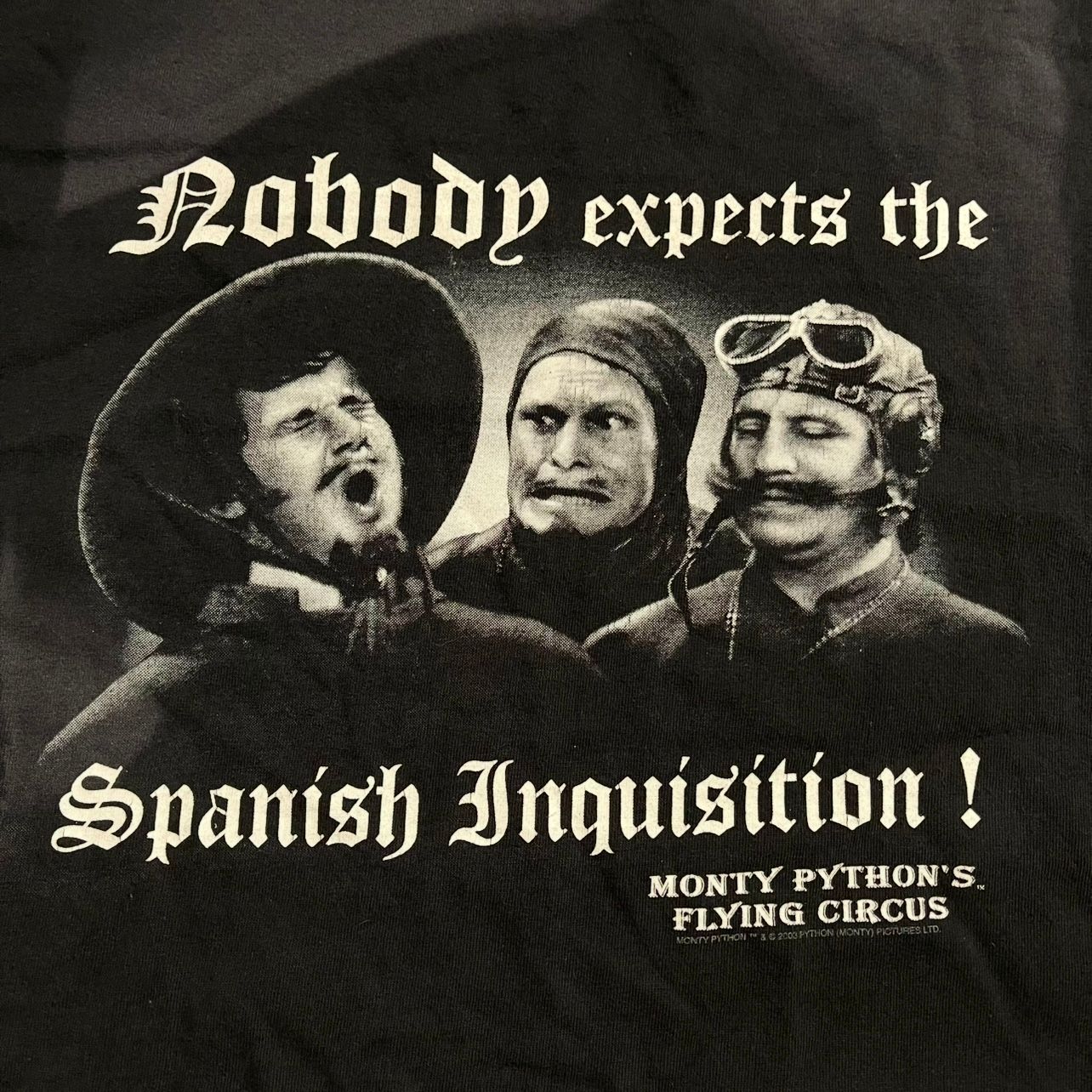 Vintage 2003 Monty Python "Spanish Inquisition" Movie T-Shirt - Used