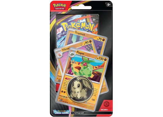 2026 Pokémon Mega Evolution Chaos Rising Flygon 3 Pack Blister
